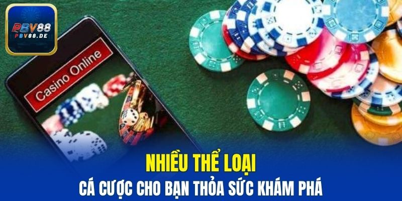 Đăng ký PBV88 bạn sẽ được tiếp cận nhiều thể loại cược